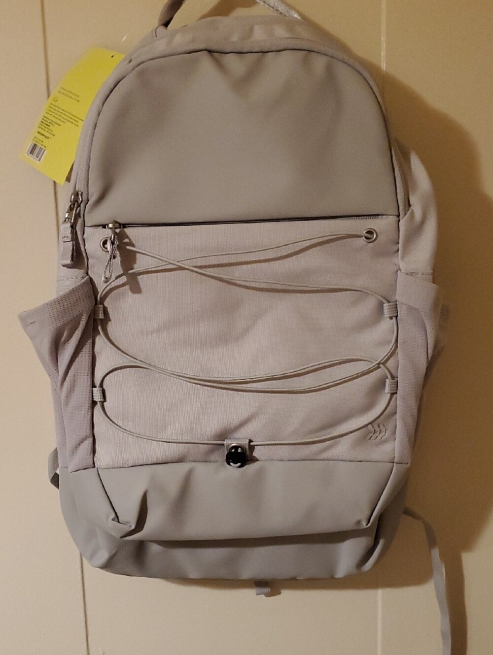 NWT All in Motion Light Gray Backpack 15" Laptop Sleeve Water Bottle Pockets